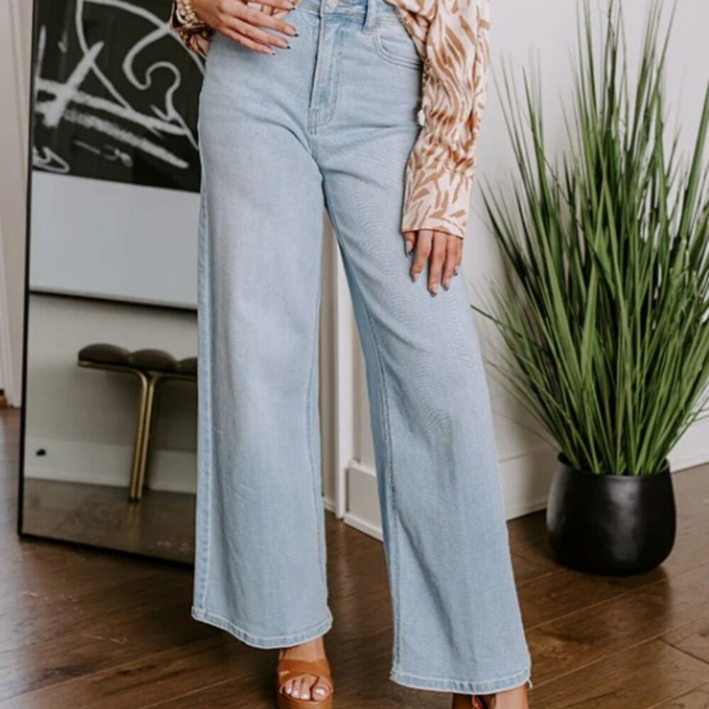 The Elliot High Waist Wide Leg Jean